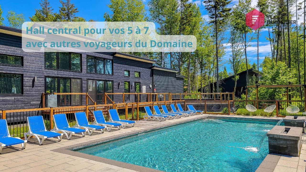 Le Bleu Bourgeois De Portneuf - Natural Elegance - Hot Tub, Sauna And Pool Pont-Rouge Dış mekan fotoğraf